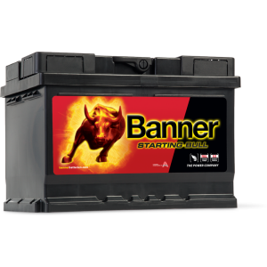 Μπαταρία Banner 55519 55Ah Starting Bull  / Volt: 12 / EN: 450 / Πολικότητα: Δεξιά το + ΤΟΠΟΘΕΤΗΜΕΝΗ