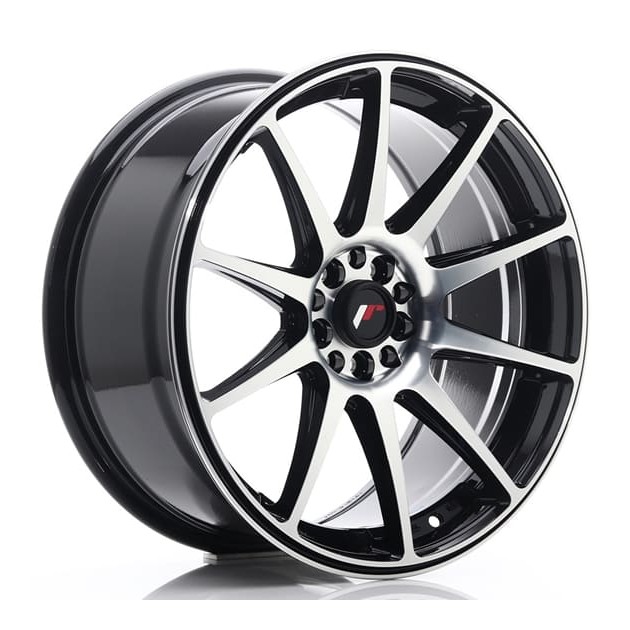 JR11 18x8.5 ET40 5x112/114 Black Machined - Japan Racing - Κωδικός: JR-7730