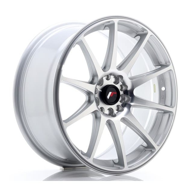 JR11 18x8.5 ET30 5x114/120 Silver Machined Face - Japan Racing - Κωδικός: JR-7370