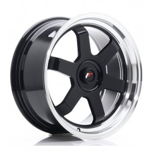 JR12 15x7.5 ET26 4x100/108 Gloss Black - Japan Racing - Κωδικός: JR-9980