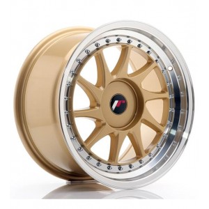 JR26 17x8 ET35 BLANK Gold w/Machined Lip - Japan Racing - Κωδικός: JR-18270