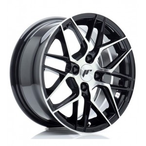 JR28 15x7 ET25 4x100 Gloss Black Machined Face - Japan Racing - Κωδικός: JR-18440