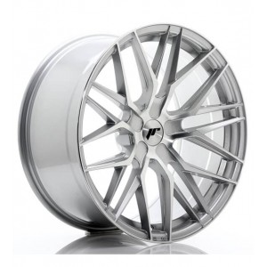 JR28 17x7 ET40 4x100 Silver Machined - Japan Racing - Κωδικός: JR-18850