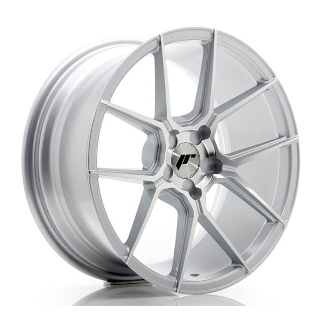 JR30 20x10 ET40 5x120 Silver Machined Face - Japan Racing - Κωδικός: JR-27570