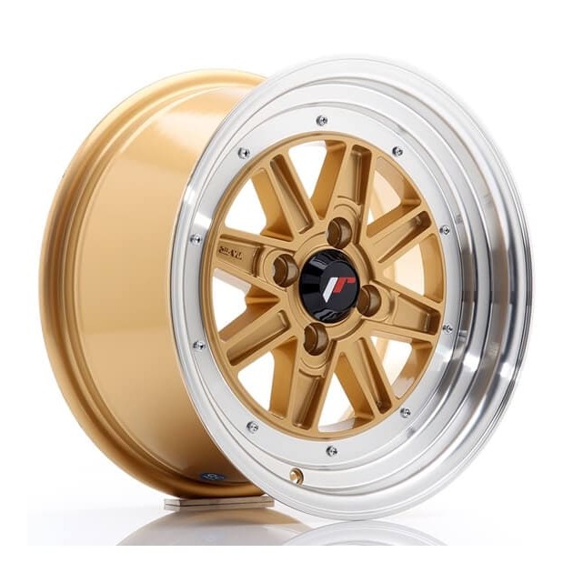 JR31 15x7.5 ET20 4x100 Gold w/Machined Lip - Japan Racing - Κωδικός: JR-27990