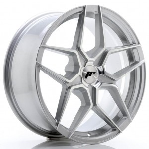 JR34 18x8 ET20-42 5H BLANK Silver Machined Face - Japan Racing - Κωδικός: JR-28750