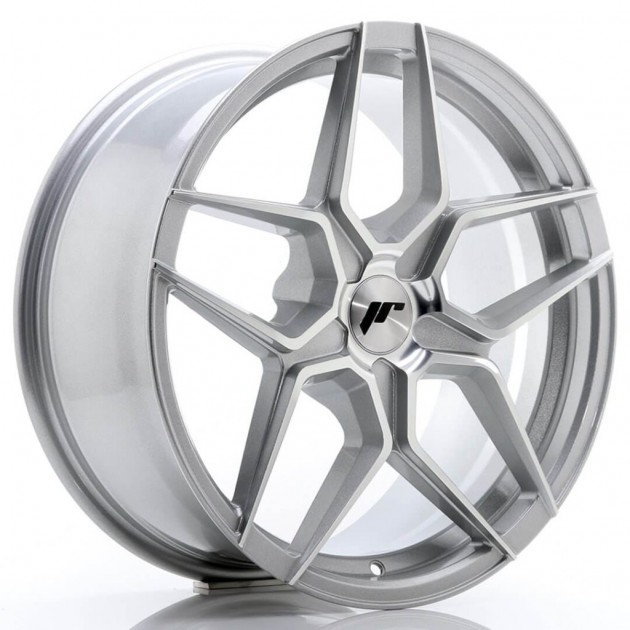 JR34 20x10 ET40 5x112 Silver Machined Face - Japan Racing - Κωδικός: JR-29270