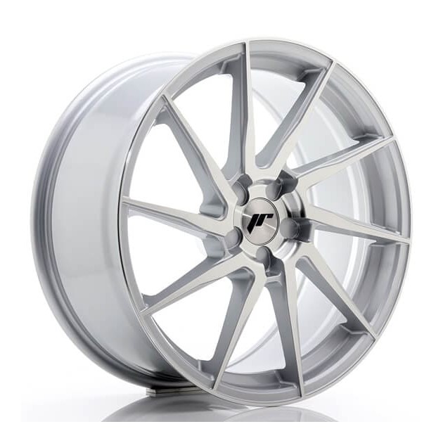 JR36 20x10.5 ET10-35 5H BLANK Silver Brushed Face - Japan Racing - Κωδικός: JR-30230