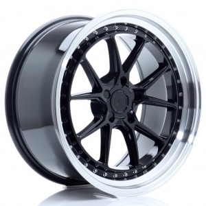 JR39 19x9.5 ET15-35 5H BLANK Glossy Black w/Machined Lip - Japan Racing - Κωδικός: JR-33160