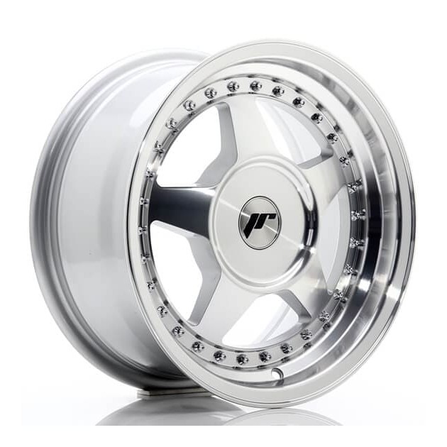 JR6 16x9 ET0-20 BLANK Silver Machined Face - Japan Racing - Κωδικός: JR-35090