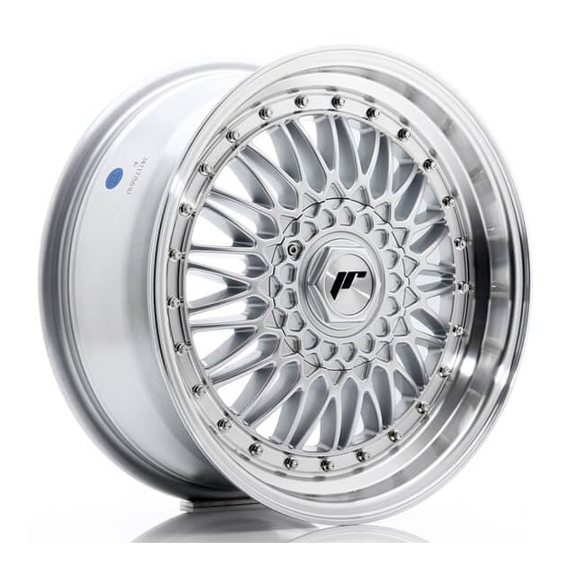 JR9 15x8 ET20 4x100/108 Silver w/Machined Lip+Silver Rivets - Japan Racing - Κωδικός: JR-35950