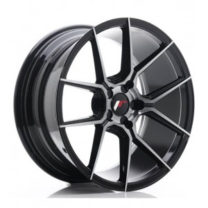JR30 18x8 ET20-40 5H BLANK Black Machined w/Tinted Face - Japan Racing - Κωδικός: JR-41496