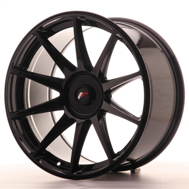 10.5x18 5x114.3 - 5x120 ET0 Ζάντα Japan Racing JR11 Χρώμα:Glossy Black