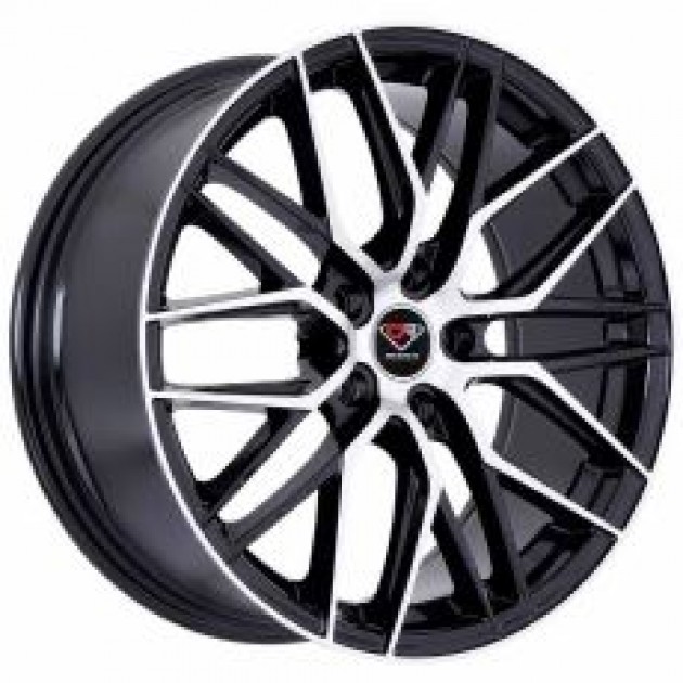 ZA 6.5-16 5X114.3 42x73.1 STW555 Black machined B+M ET CB | Κωδικός: DC5551611442BM