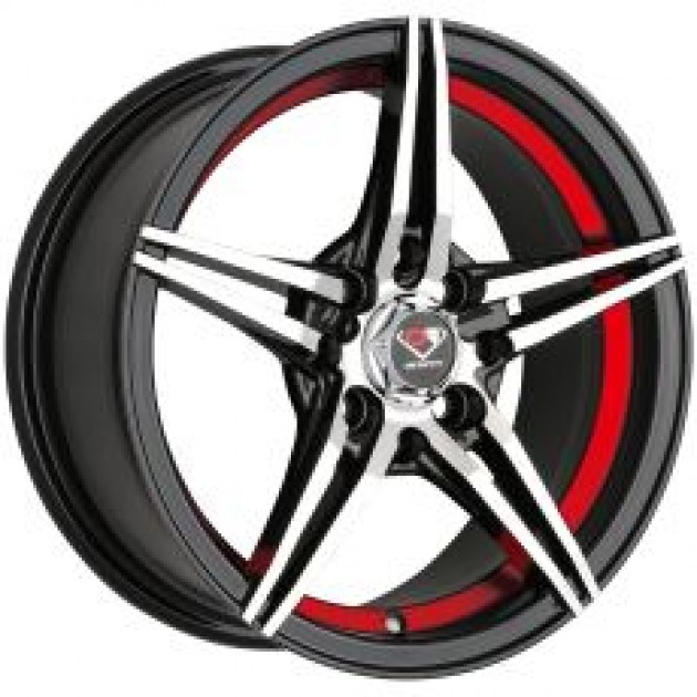 ZA 5.5-13 8X100x114.3 35 ET73.1 STW567 Black machined CBred lip | Κωδικός: DC55138100BLR