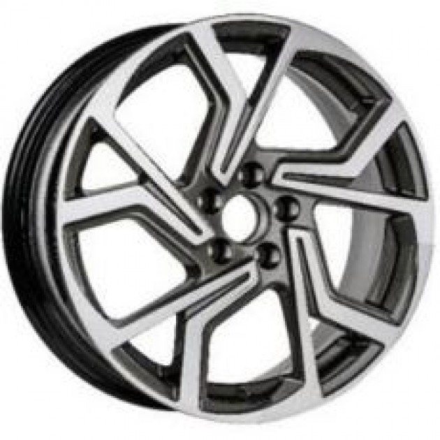 ZA 7.0x17-5x100 40x57.1 Palladium Polished 270  ET VW Style CB | Κωδικός: CPE-270-02