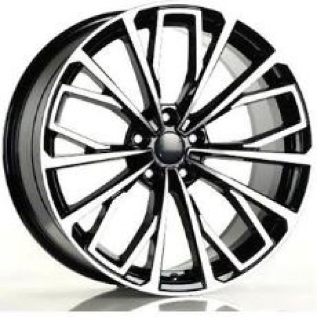 ZA 8.0x18 5x112 35x66.6 Black gloss diamond cut 256  ET AUDI Style CB | Κωδικός: CPE-RC256-01