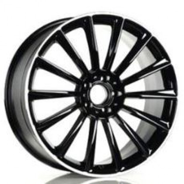 ZA 8.0x18-5x112 43x66.6 Black Lip Diamond 1017  ET MERCEDES Style CB | Κωδικός: CPE-A1017-17