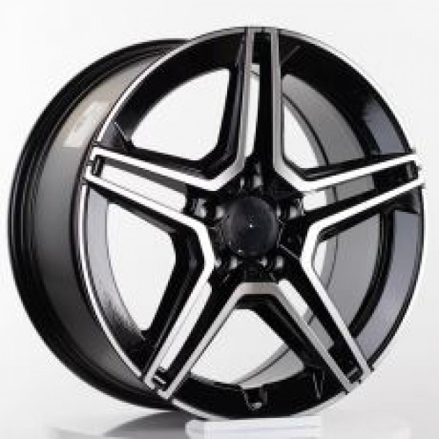 ZA 7.5x17 5x112 42x66.6 Black Diamond M100  ET MERCEDES Style CB | Κωδικός: CPE-M100-03