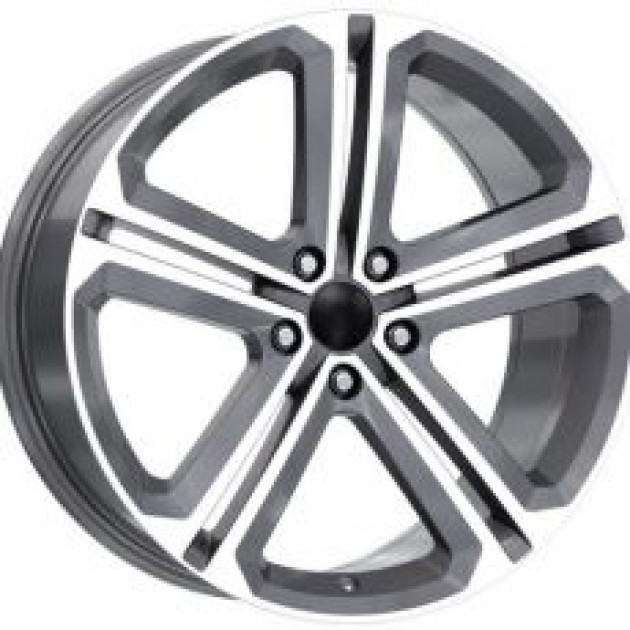 ZA 8.0x18-5x112 40x57.1 Gun metal Diamond 1018 ET VW Style CB | Κωδικός: CPE-DY1018-04