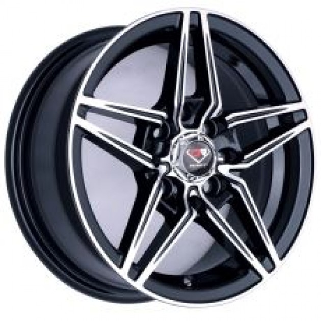 ZA 6.0-14 8X100-114.3 35x73.1 STW569 Black machined B+M ET CB | Κωδικός: DC6014358100BL