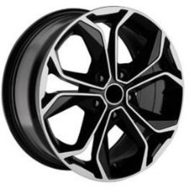 ZA 6.5-16 4X100 35x60.1 Black gloss diamond cut 135  ET RENAULT Style CB | Κωδικός: CPE-RC135-01