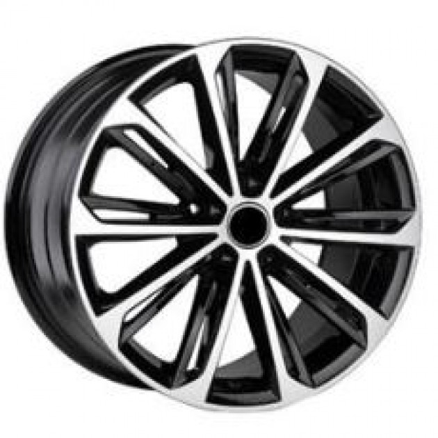 ZA 7.5x17 5x100 35x57.1 Black gloss diamond cut 297  ET VW Style CB | Κωδικός: CPE-DY297-01