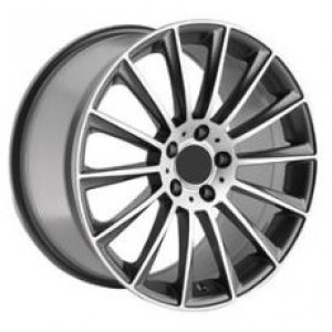 ZA 9.0x18 5x112 49x66.6 Gunmetal with diamond cut 125 126  ET MERCEDES Style staggered CB | Κωδικός: CPE-DY126-01