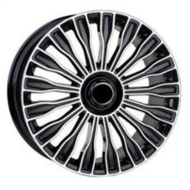 ZA 9.5x19 5x112 48x66.6 Black gloss diamond cut 328 329  ET MERCEDES Style staggered CB | Κωδικός: CPE-DY329-01