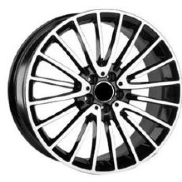 ZA 8.5x20 5x112 38x66.6 Black gloss diamond cut 305-306  ET MERCEDES Style staggered CB | Κωδικός: CPE-DY305-01