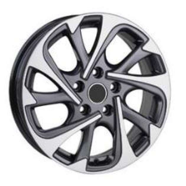 ZA 6.5x16 5x114.3 40x60.1 Gunmetal with diamond cut 200  ET TOYOTA Style CB | Κωδικός: CPE-RC200-01