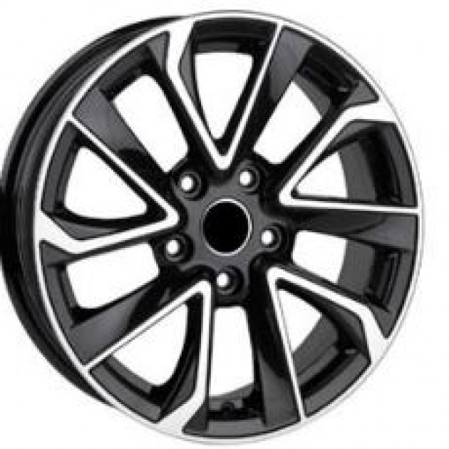 ZA 6.5x16 5x114.3 40x60.1Black gloss diamond cut 220  ET TOYOTA Style CB | Κωδικός: CPE-RC220-01