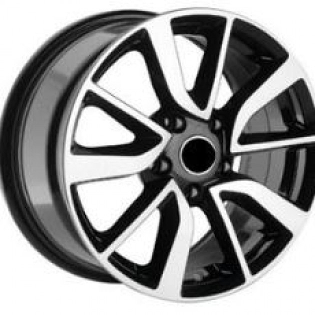 ZA 6.5x16 5x114.3 35x73.1 Black gloss diamond cut (5028)142  ET NISSAN Style CB | Κωδικός: CPE-RC142-01