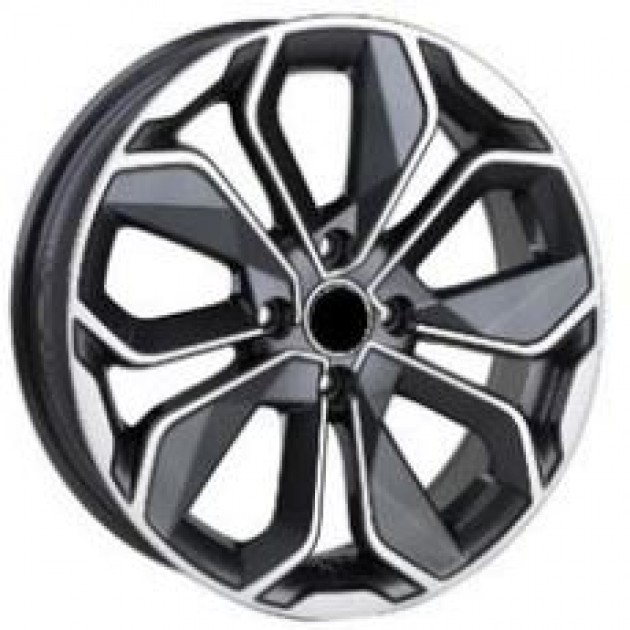 ZA 6.5-15 4X100 35x60.1 Black gloss diamond cut 165  ET RENAULT Styl7 CB | Κωδικός: CPE-RC165-01