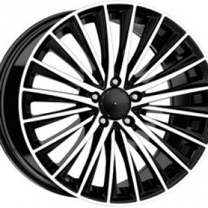 ZA 8.0x18-5x112 40x66.6 Black diamond cut 988  ET MERCEDES Style CB | Κωδικός: CPE-DY988-01