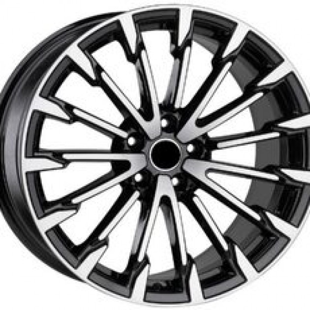 ZA 8.0x18-5x112 35x66.6 Gunmetal with diamond cut 257 ET AUDI Style CB | Κωδικός: CPE-RC257-01