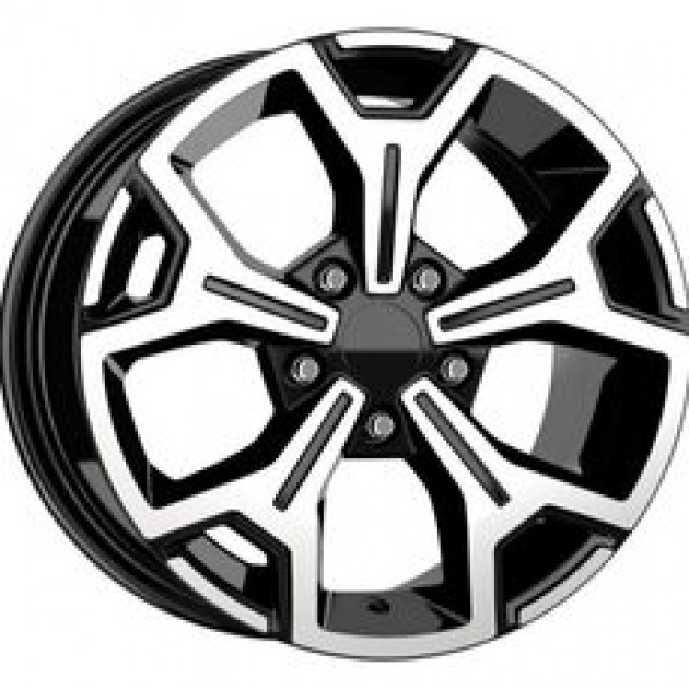 ZA 7.0x16 5x114.3 40x66.1 Black gloss diamond cut 356  ET RENAULT Style CB | Κωδικός: CPE-DY356-01