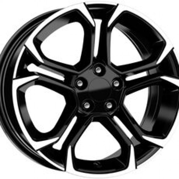 ZA 6.5x16 5x098 35x58.1 Black gloss diamond cut 596  ET FIAT Style CB | Κωδικός: CPE-DY596-01