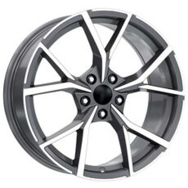 ZA 7.5x17 5x112 40x57.1 Gunmetal with diamond cut 917  ET VW Style CB | Κωδικός: CPE-DY917-01