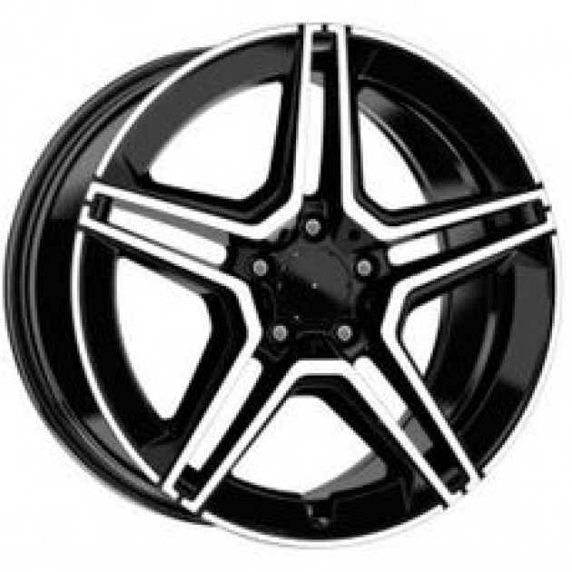 ZA 8.0x18 5x112 43x66.6 Black diamond cut 688  ET MERCEDES Style staggered CB | Κωδικός: CPE-DY688-01