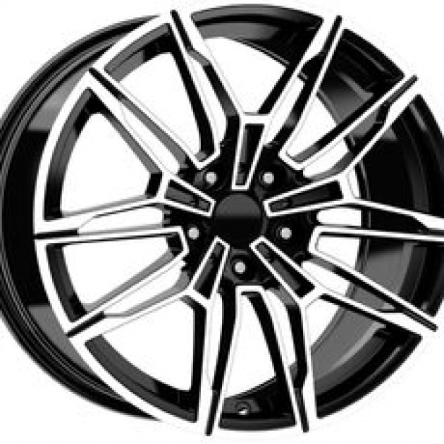 ZA 8.5x19-5x120 33x72.6 Black Diamond cut 929  ET BMW Style staggered CB | Κωδικός: CPE-DY929-01