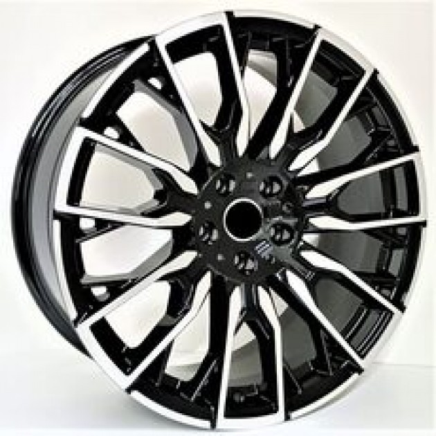 ZA 8.5x19 5x112 30x66.6 black diamond cut 364 365  ET BMW Style staggered CB | Κωδικός: CPE-RC364-01