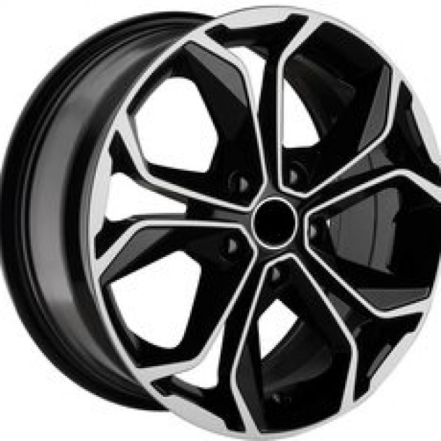 ZA 6.5-16 4X100 35x67.1 Black gloss diamond cut 135  ET RENAULT Style CB | Κωδικός: CPE-RC135-02