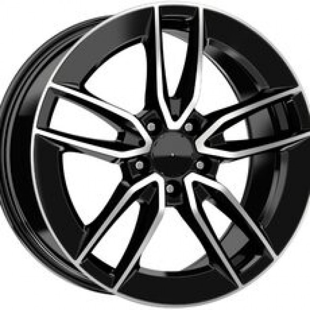 ZA 8.0x18 5x112 43x66.6 Black diamond cut 388  ET MERCEDES Style staggered CB | Κωδικός: CPE-DY388-01