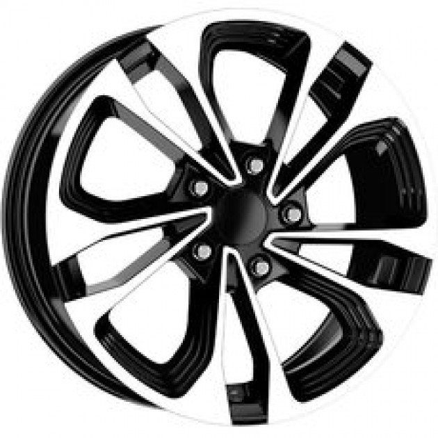 ZA 6.5-16 4X100 35x60.1 1066 Black diamond cut  ET RENAULT Style CB | Κωδικός: CPE-DY1066-03