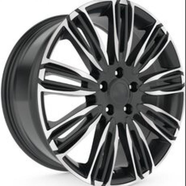 ZA 9.0x20 5x108 45x63.4 Black gloss diamond cut 210  ET LAND ROVER Style CB | Κωδικός: CPE-DY210-01