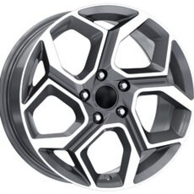 ZA 7.5x17 4x100 40x67.1 Gun Metal Diamond 1007  ET RENAULT Style CB | Κωδικός: CPE-DY1007-01