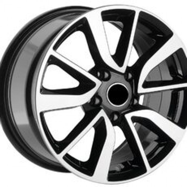 ZA 6.5x16 5x114.3 35x73.1 Black gloss diamond cut 5028 (142)  ET NISSAN Style CB | Κωδικός: CPE-RC5028-01