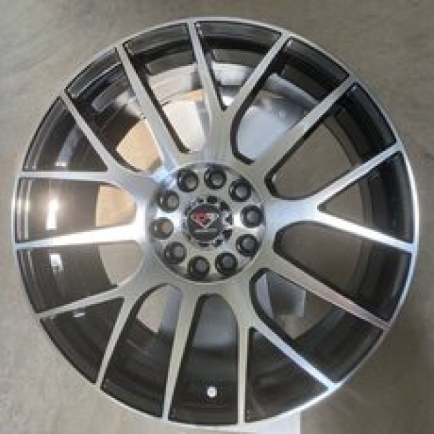 ZA 7.5-17 10X108x114.3 38 ET73.1 DCTL049 Black machined B+M CB | Κωδικός: DC75171012123BL