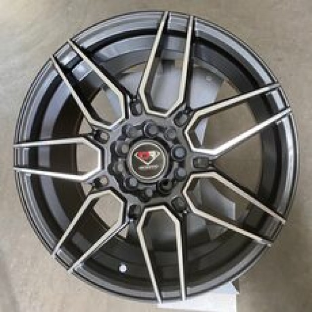 ZA 7.0-16 10X100x112 40 ET73.1 STW585  Gunmetal machined polished DGM+M CB | Κωδικός: DC5311614112GM